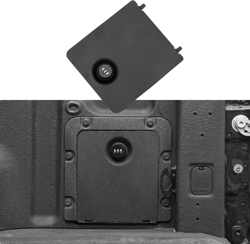 Maxzina Truck Security Lock Cover Compatible with 2022-2025 Ford Maverick Code Lock Design Bin Cover Bed Storage Bin Side Cover with Code Lock for 2024 Maverick Accessories - Image 1